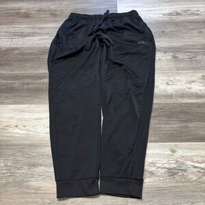 Adidas Primegreen Solid Black Mens XL Tapered Slim Training Track Pants Joggers